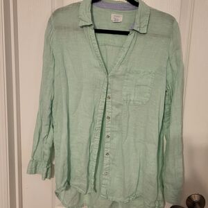 Sigrid Olsen Linen Top